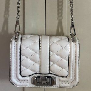 REBECCA MINKOFF - Whit Leather Crossbody Handbag